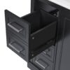 36" Bathroom Vanity With Sink, Soft Close Doors, Adjustable Shelf & 3 Drawers - Black - Image 15