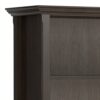 Amherst - Transitional 5 Shelf Bookcase - Brown - Image 10