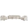 Luxurious And Sophisticated 3 Piece Sofa Set With Soft Cushions - Beige - Image 16