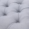 Hilton - Ottoman Bench With Classic Button Tufting - Light Gray - Image 12
