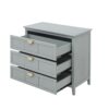 3 Drawer Cabinet, American Furniture, Suitable For Bedroom, Living Room, Study - Light Gray - Image 12