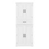 Bathroom Storage Cabinet With Multi Functional Storage Space, Drawer With Slide Rails, Adjustable Shelf - White - Image 20