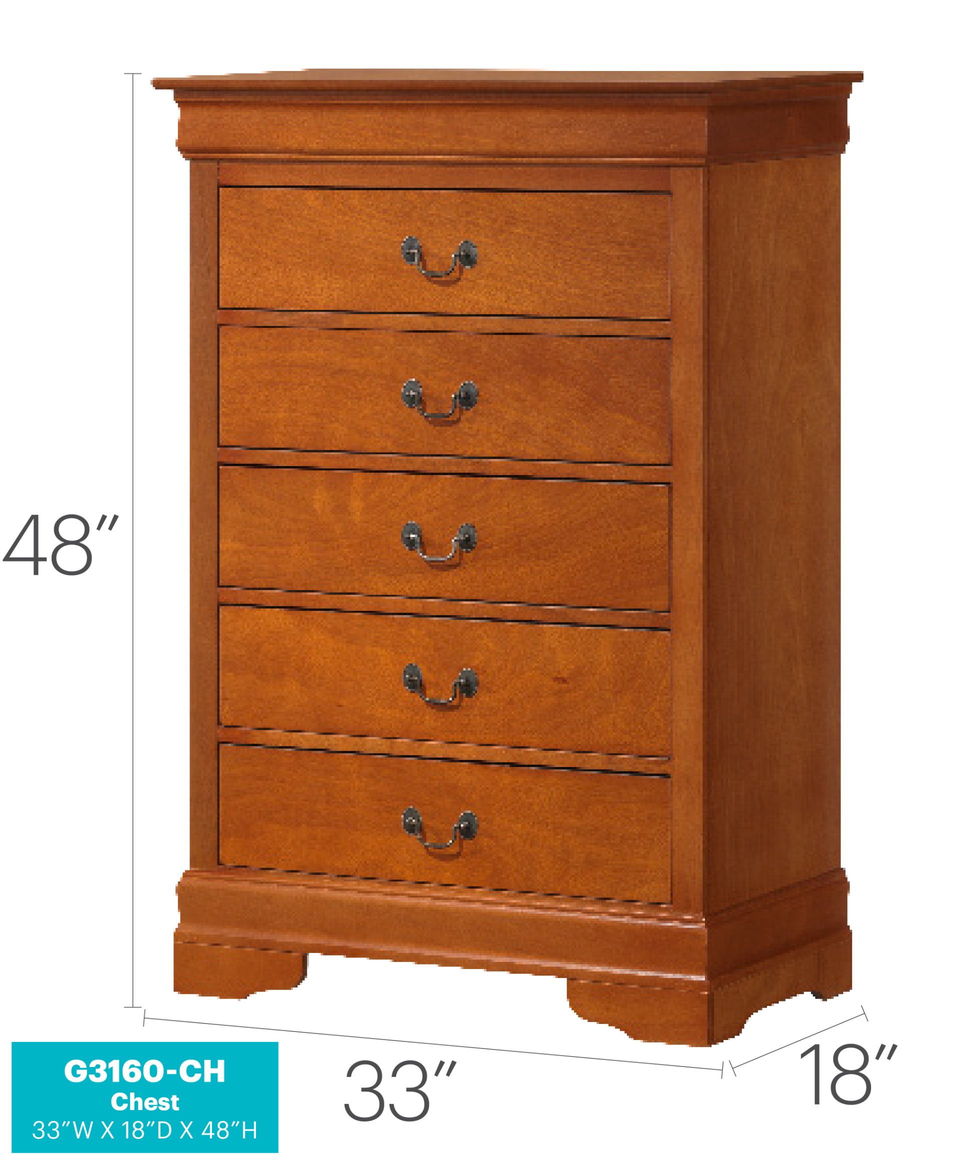 Traditional Style Storage Chest - Oak - Image 5