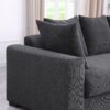 Naomi - 3 Piece Upholstered Sectional - Dark Gray - Image 3