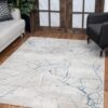 Elegance - 2'7" X 7'3" Area Rug Polyester - Blue - Image 4