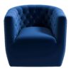 Delaney - Swivel Chair - Dark Blue - Image 5