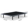 Btx4 - Full Adjustable Bed Base With Head And Foot Position Adjustment - Black / Gray - Image 9
