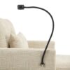 Multifunctional Lazy Person Sofa Recliner With Storage, Cell Phone Bracket Chenille - Beige - Image 16