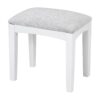 Elegant Makeup Vanity Desk With Adjustable Mirror And Storage And Construction - White - Image 14