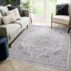 Marfi - 5' X 7' Oriental Area Rug - Ivory / Beige - Image 2