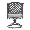 Durable Outdoor Dining Swivel Rockers With Cushions (Set of 2) - Sandstorm - Image 5