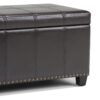 Amelia - Storage Ottoman Bench - Tanners Brown - Image 5