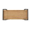 Modern Industrial Bar Cart With Shelving And Casters - Natural - Image 11