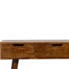 Foldable Mirror Table - Chestnut - Image 6