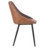 Marche - Contemporary Two Tone Chair (Set of 2) - Brown / Gray - Image 4
