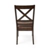 Farmhouse Style Indoor Wood Dining Set With 6 Chairs And Dining Table - Brown - Image 17