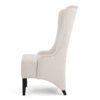 Alight - Upholstered Dining Chair With High Back And Birch Wood Legs - Beige - Image 4