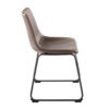 Duke - Industrial Side Chair (Set of 2) - Black / Espresso - Image 3