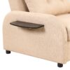 Versatile Pull Out Sofa Sleeper 3 In 1 With Wing Table & USB Charge Linen, Compact Design - Beige - Image 25