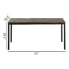 Harry - Contemporary Wood And Metal Computer Desk - Black / Gray - Image 3
