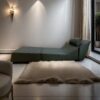 Three In One Folding Sofa, Convertible Bed, Easy To Carry Outdoors, Suitable For Living Room, Bedroom, Lounge, Outdoor - Dark Gray - Image 7