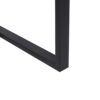Ernesto - Outdoor Industrial Acacia Wood Bar Table With Metal Frame - Gray - Image 8