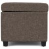 Avalon - Extra Large Storage Ottoman Bench - Fawn Brown - Image 5
