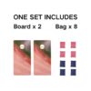4X2 Ft Large Size Cornhole Board (Set of 2), Outdoor Game Board Set With 8 Bean Bags, Perfect For Lawn, Backyard, Beach, Park - Navy / Red / Brown - Image 9