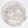Macrame Hanging Hammock Chair With Cushion, Cotton Rope Swing For Indoor And Outdoor Use, 330 Lbs Capacity - Beige - Image 5
