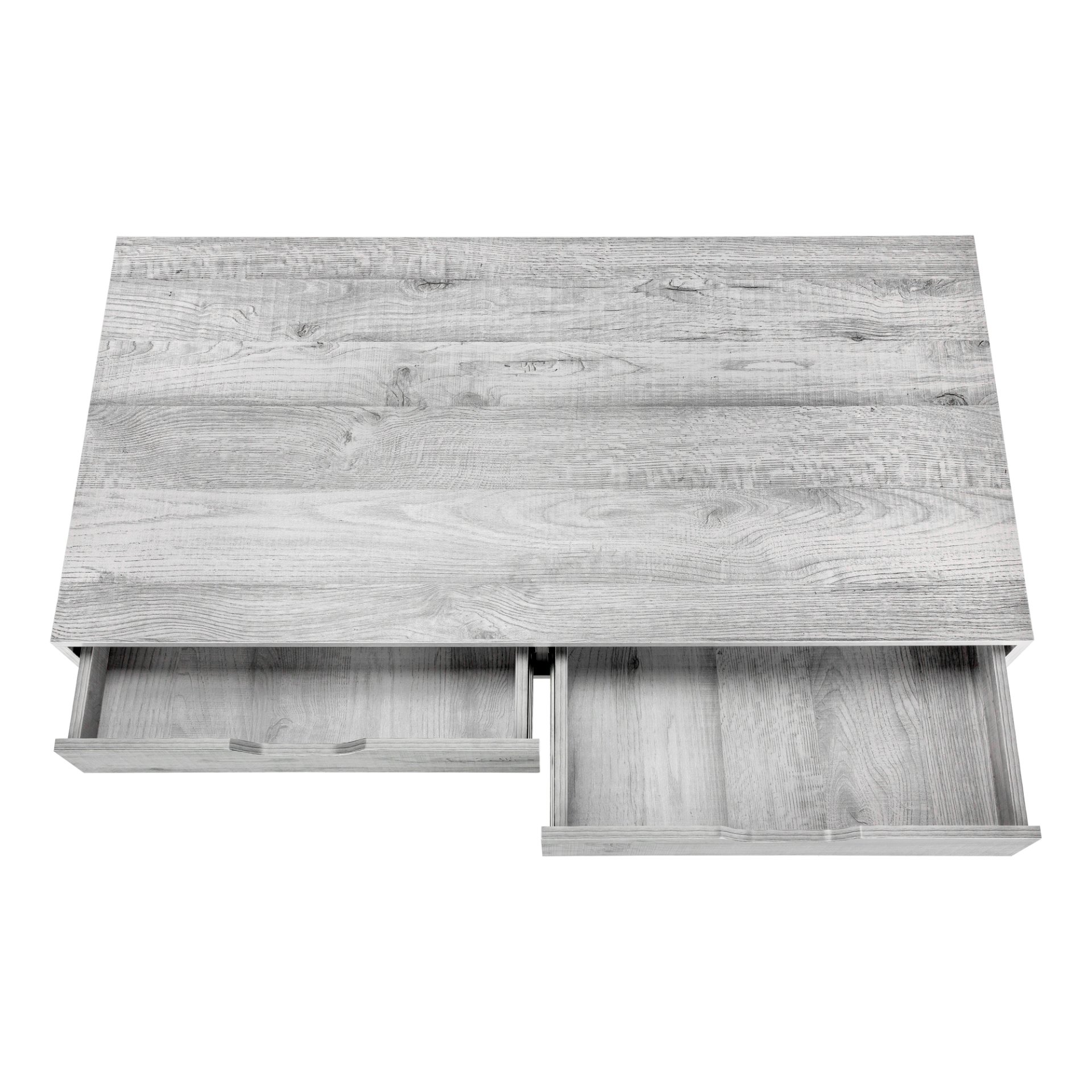 Computer Desk For Home Office, Laptop, 2 Storage Drawers, Contemporary And Modern - Gray - Image 8