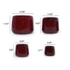 4 Pieces Planter Pot, Indoor Outdoor Flowerpot For Patio, Garden, Or Windowsills - Bean Paste Red - Image 3