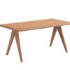 Velentina - Rattan Dining Table - Natural - Image 2