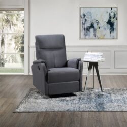 Power Recliner Chair With USB Charge Port, Recliner Single Chair - Gray