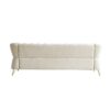 Modern Tufted Velvet Sofa For Living Room - Beige - Image 5