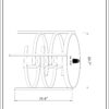 Modern Round End Table With Sintered Stone Top For Living Room - Chrome / Silver - Image 2