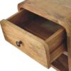 Mini Floating Open Bedside - Oak - Image 6