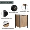 Contemporary Freestanding Bathroom Vanity With Resin Sink & Soft Close Doors - Light Coffee - Image 4