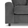 Sectional With Bluetooth Speakers L Shaped Couch With Console USB Charger, Cup Holders Storage Ottoman Deep And Wide Seat Cloud Sofa - Dark Gray - Image 10