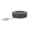Modern Lightweight Concrete Outdoor Circular Fire Pit 50, 000 Btu - Dark Gray - Image 12