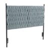 Braided Matisse - Queen Size Headboard - Black / Blue - Image 2