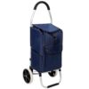 Foldable Shopping Trolley With Wheels And Waterproof Bag - Blue - Image 19