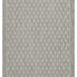 Sunshine - 5'3" X 7'3" Indoor, Outdoor Polypropylene Area Rug - Silver