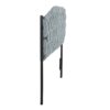 Braided Matisse - Twin Size Headboard - Black / Blue - Image 3
