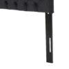 Annecy - Contemporary Upholstered Full / Queen Fabric Headboard - Charcoal Gray - Image 12
