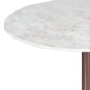 Osborne - Round Dining Table - White / Copper - Image 2