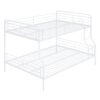 Full Long Over Queen Bunk Bed - White - Image 5