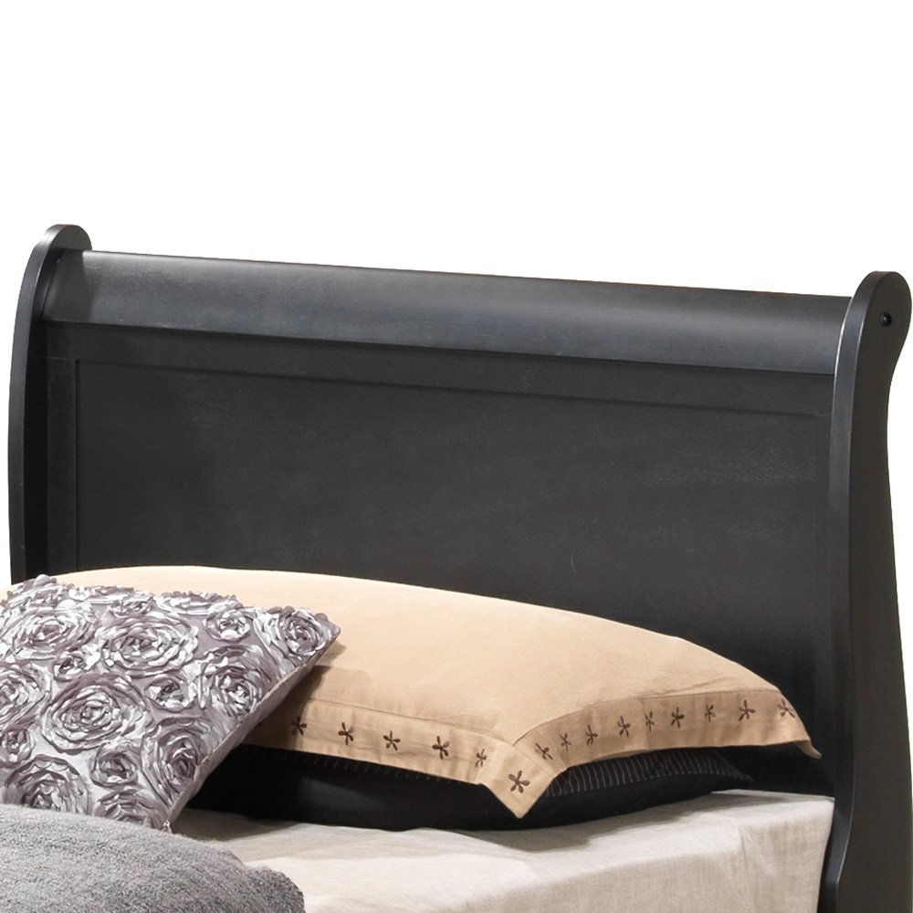 Louis Phillipe - Twin Elegant Storage Bed - Black - Image 4