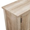 Classic Grooved Door TV Stand For TVs Up To 65" - White Oak - Image 4