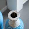 Desktop Vase, Classic And Neat Floor Vase, High Independent Flower Stand, Home Decoration Flower Stand (Set of 3) - White / Blue - Image 18
