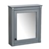 Wall Mounted Bathroom Storage Cabinet With Mirror, Medicine Cabinet With Height Adjustable Shelf, Over The Toilet Space Saver Cabinet - Gray - Image 12